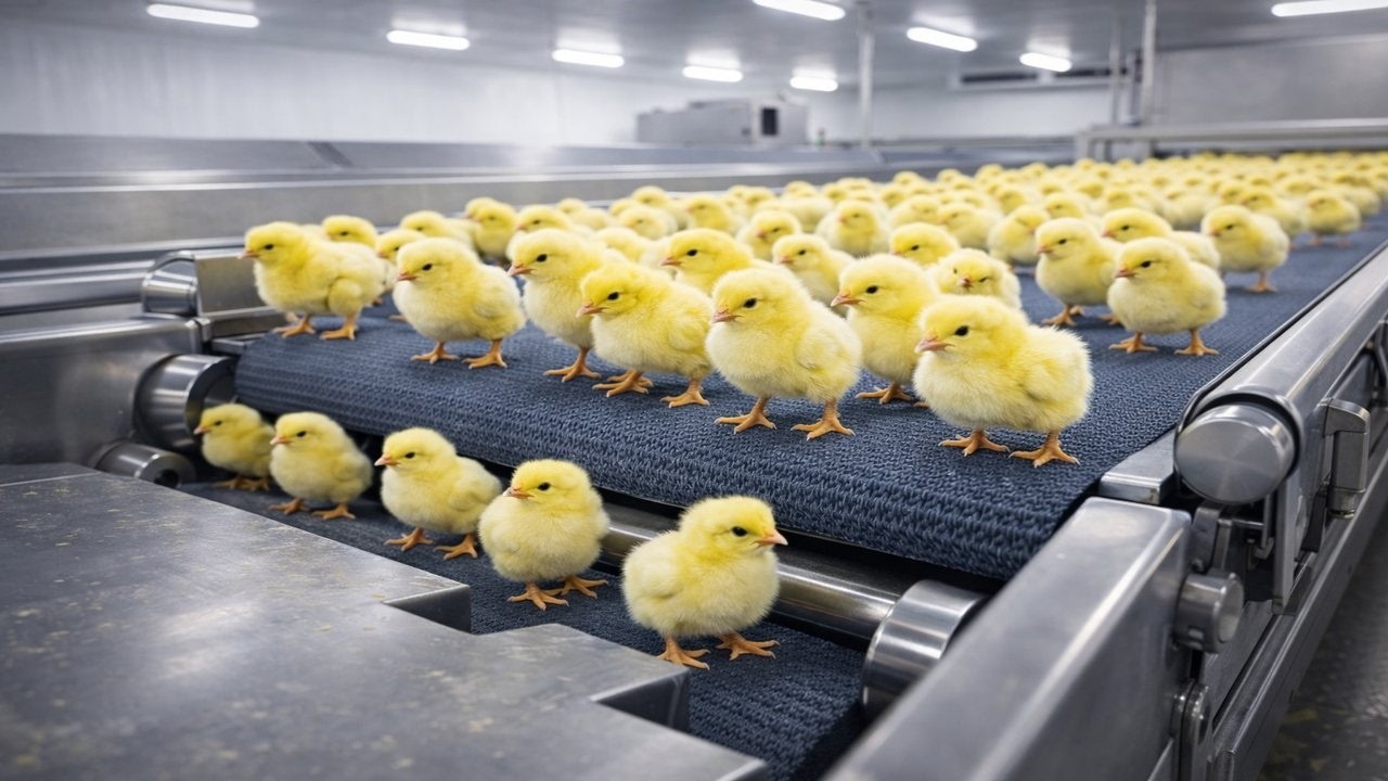Inside the World’s Largest Chicken Factory | Full Incubation to Broiler Process