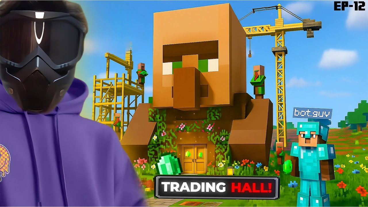 MAKING THE BEST TRADING FARM IN MINECRAFT !❤️‍🔥