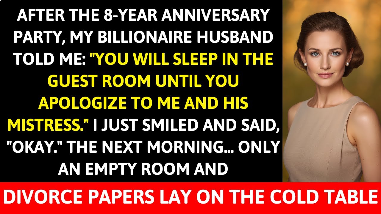 My Billionaire Husband Said Sleep In The Guest Room—If I Don't Apologize To Him And His Mistress
