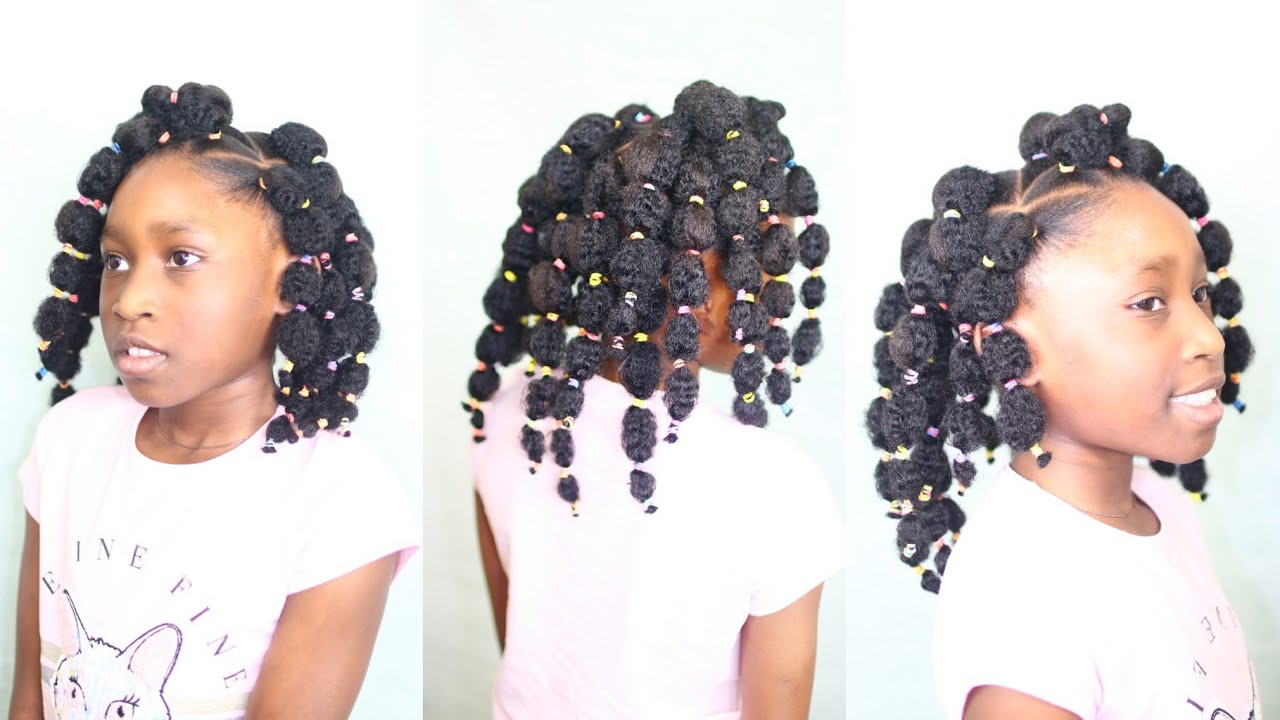 I TRIED THIS PINTEREST PUFF BALLS ON NATURAL HAIR WITH ADDED HAIR