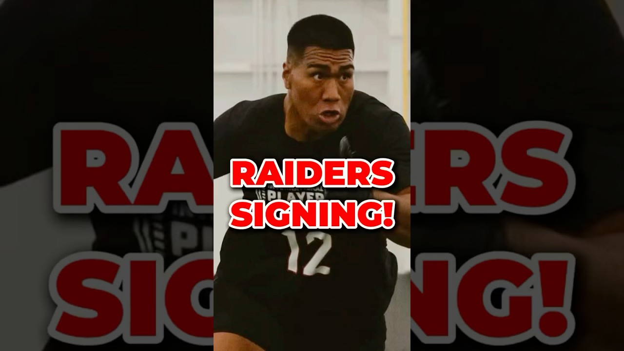 IMPORTANT Raiders Signing! #shorts #nfl #raiders