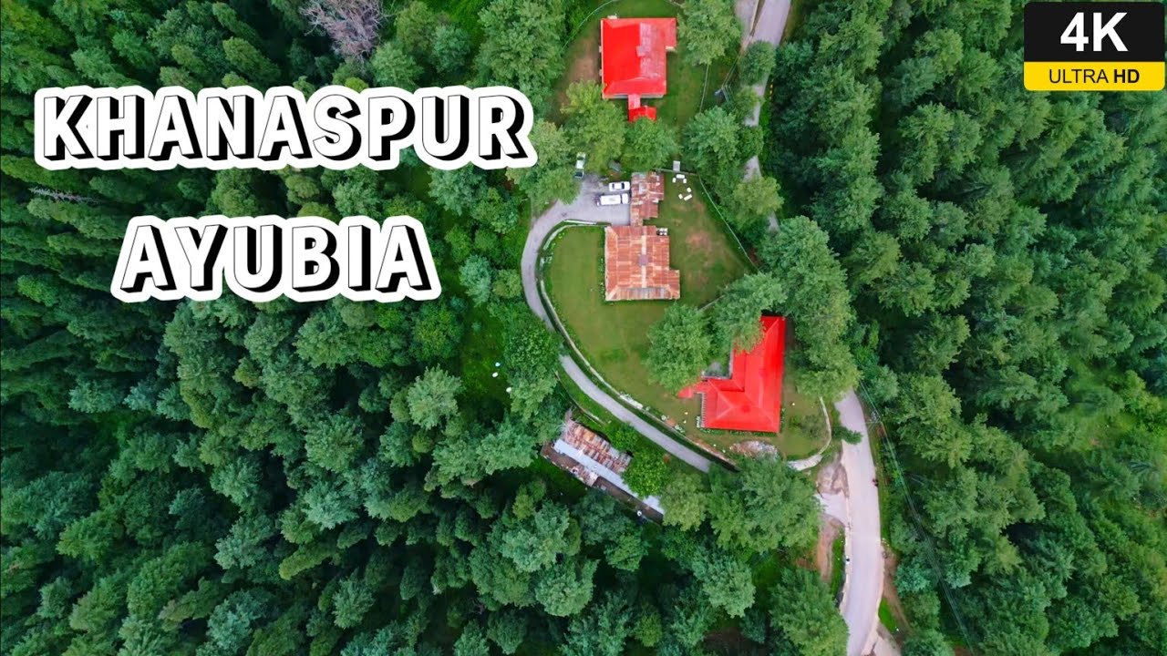 Drone View of the Majestic Mountains in Khanaspur Ayubia