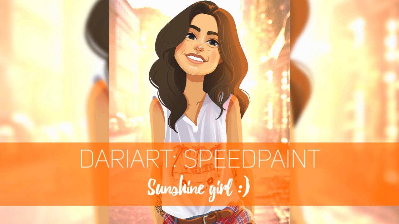 DARIART: speedpaint - Рисую  Sunshine Girl:)