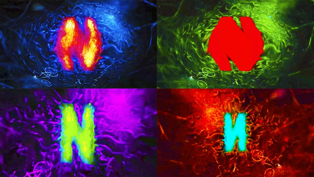 NETFLIX Stranger Things Logo Effects. Klasky Csupo 2001 Combined X4