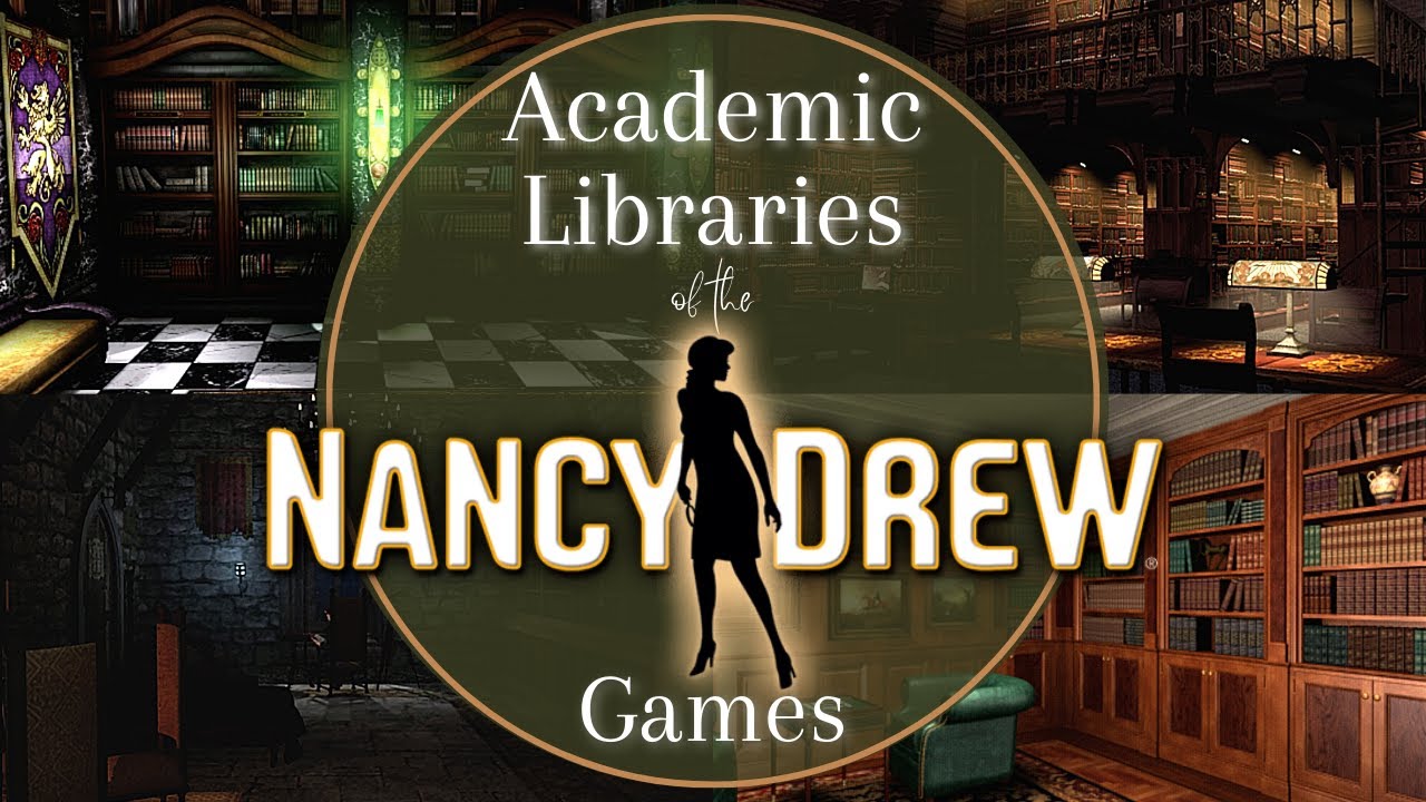 Academic Libraries of the Nancy Drew Games | Soundtrack Ambience Video | Music to Study to