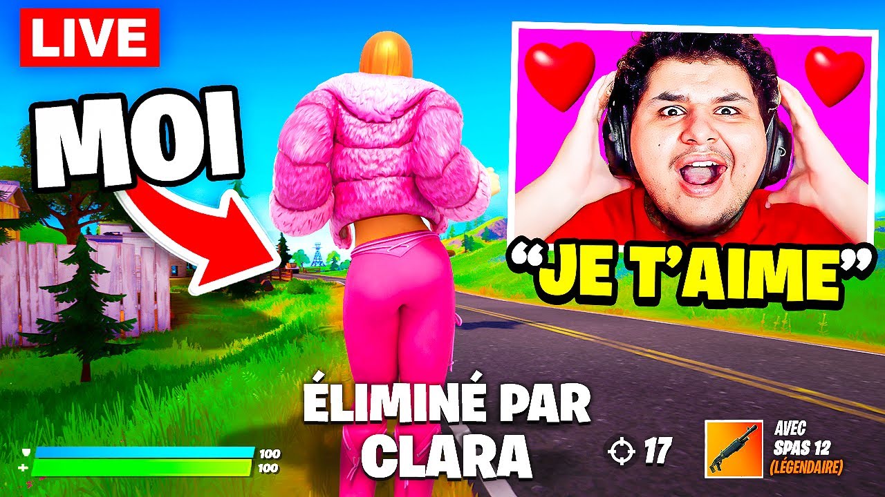 J'ai STREAMHACK le STREAMER le plus TOXIQUE en FILLE sur Fortnite !