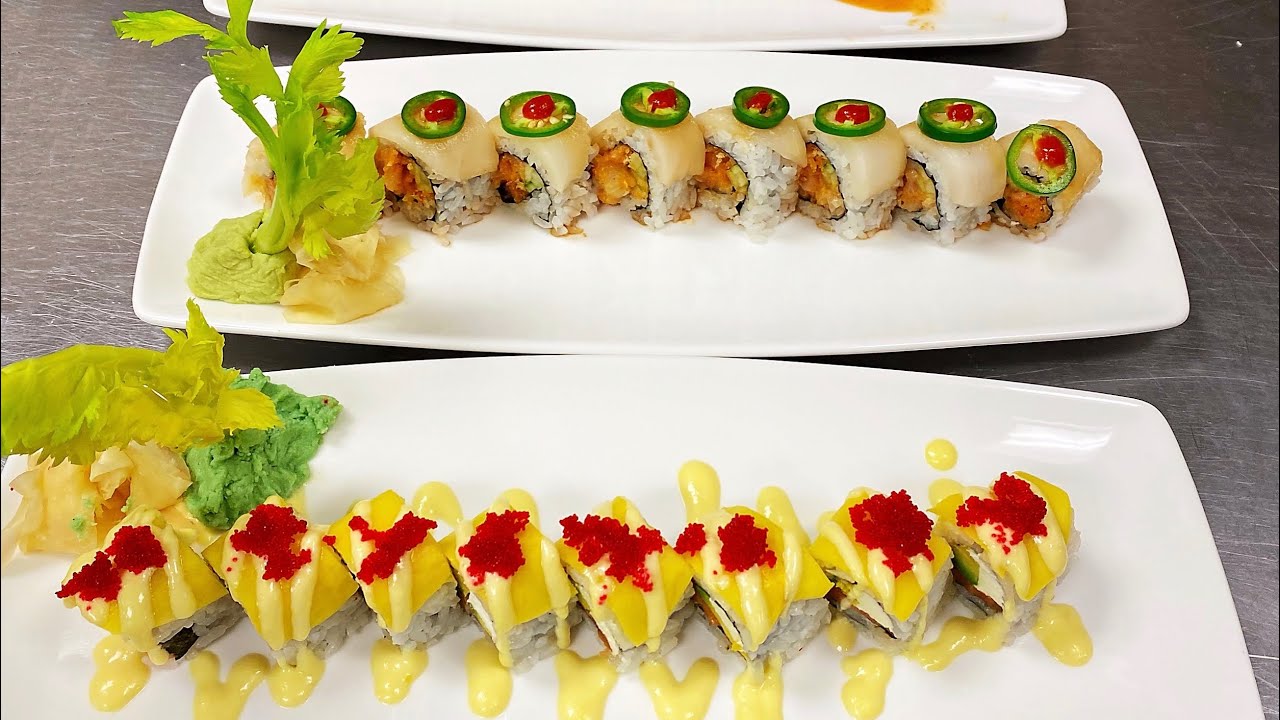 寿司摆盘 寿司摆盘技巧How to Make Sushi#Shorts