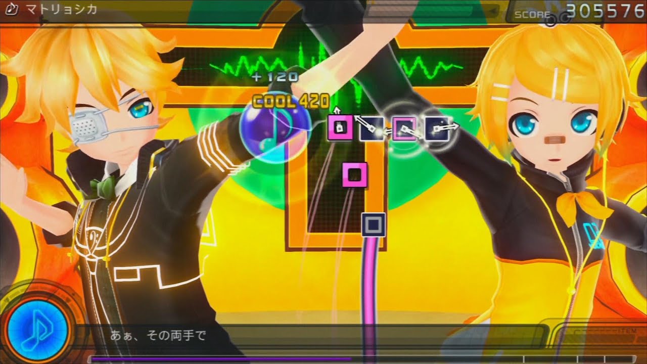 【Project Diva F ENGLISH】【8.5★】 Matoryoshika Edit PV+Notes Edit