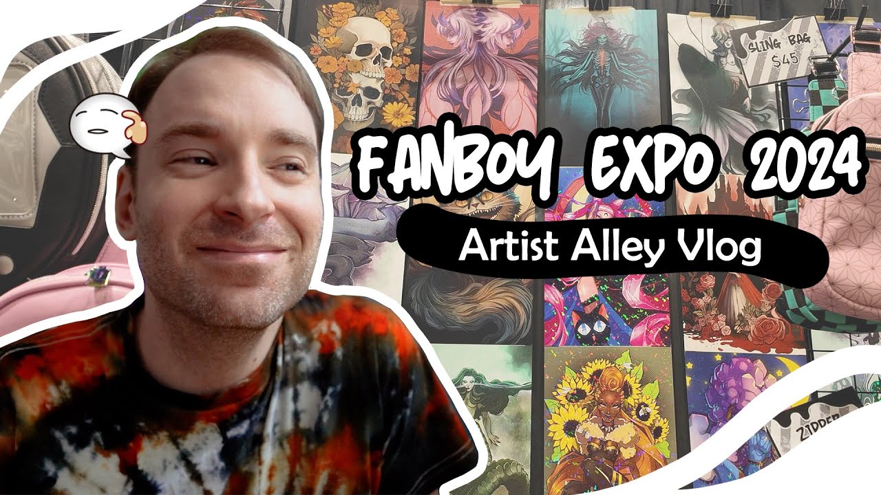 My Worst Convention to Date | FanBoy Expo Orlando 2024 artist alley VLOG #artistalley #artvlog #art