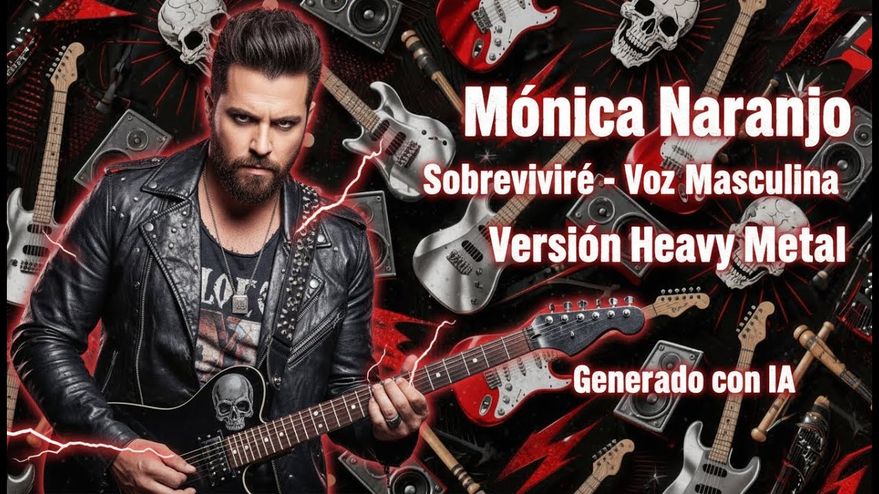 Mónica Naranjo – Sobreviviré | Cover IA Heavy Metal épico
