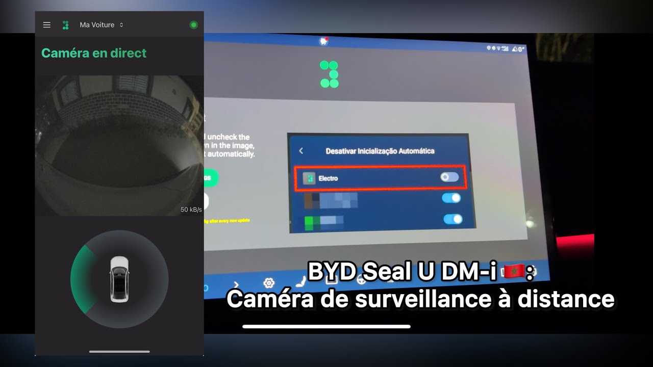BYD Seal U DM-i 🇲🇦: Caméra de surveillance à distance 🕵️‍♂️