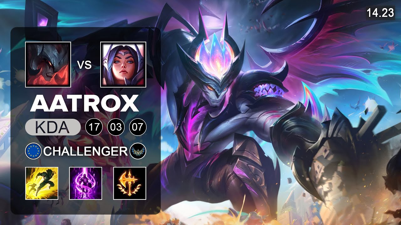 Aatrox vs Irelia Top - EUW Challenger - Patch 14.23 Season 14