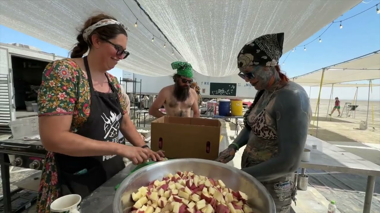 Raising The Flag HD - Temple of Together - Burning Man 2024