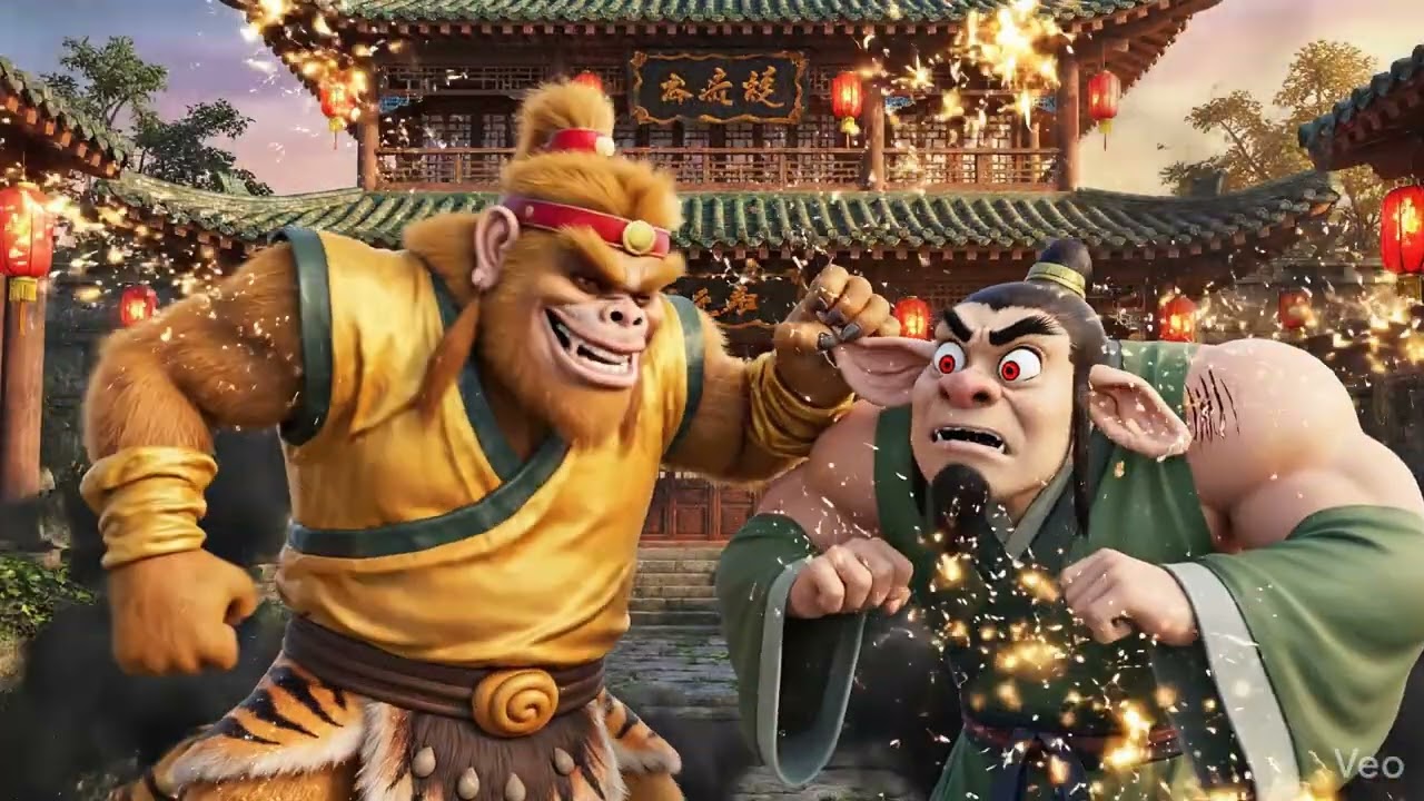 Tây Du Ký ( Phần 6: Cao Lão Trang )#TayDuKy #JourneyToTheWest #TonNgoKhong #SunWukong #veo3 #shorts 