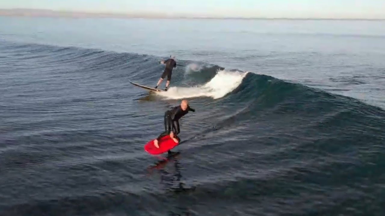 Prone foiling the Mid Coast - Adelaide
