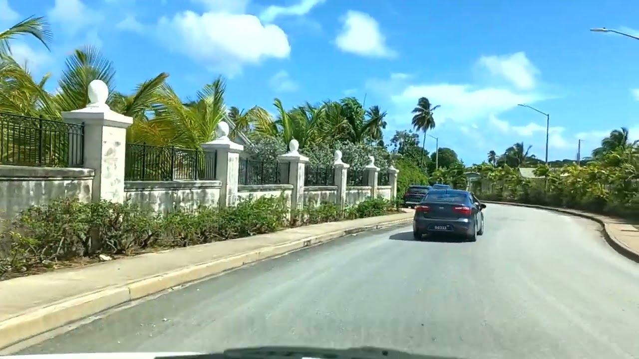 Driving in Barbados - Speightstown to St. Andrew's Church Pt. 1