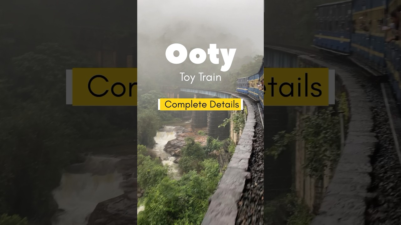 🚂 Ooty Toy Train 😍 Polama ⁉️ Easy Ticket Booking 🤩 #shorts #travel #ootytrip