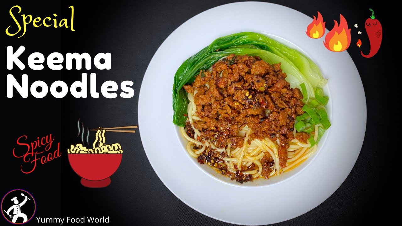 Chicken Keema Noodles | Boudha ko Special KEEMA NOODLES | Tibetan Keema Noodles - Yummy Food World