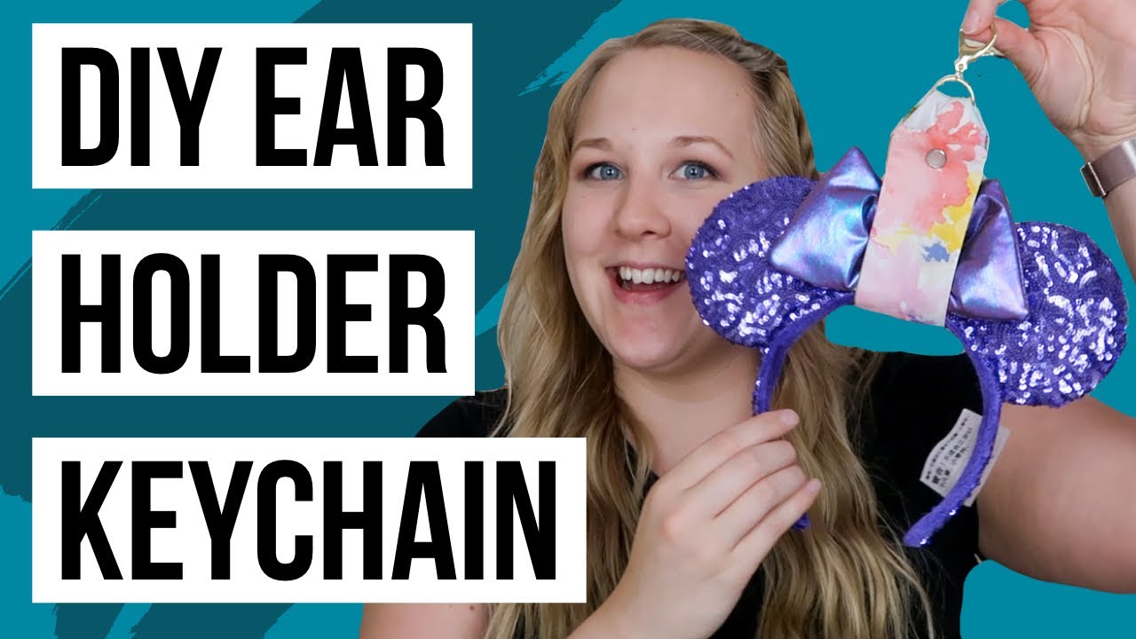 DIY Minnie Ears Carrying Keychain