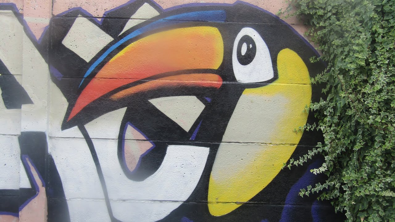 Gentbrugge in kleur - de iconische graffiti muur in de Heidestraat