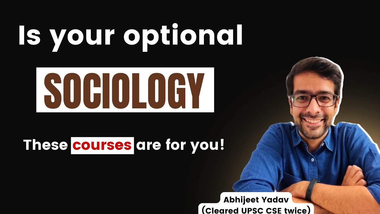 Sociology optional courses for UPSC CSE 2026 | Courses Comparison