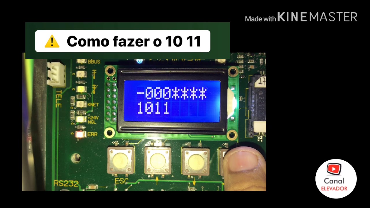 Dicas básicas Comando S001 Schindler | ELEVADOR