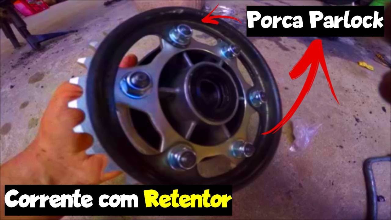 Troca do KIT RELAÇÃO da Moto - FACTOR 150 Corrente com Retentor.