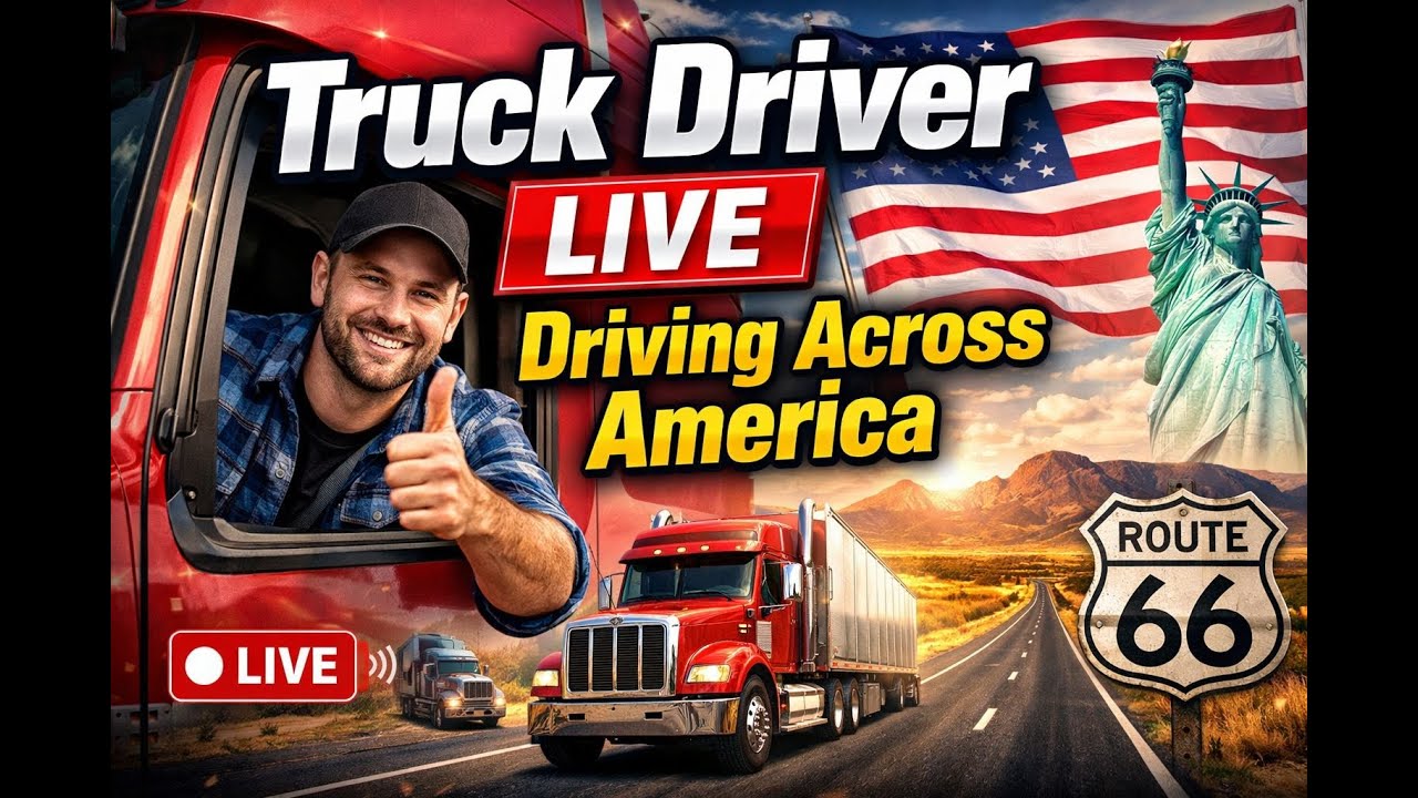 Truck Driver LIVE | Driving Across America