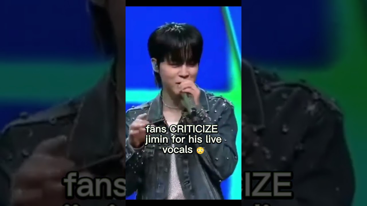 netizens criticize jimin for his live vocals 