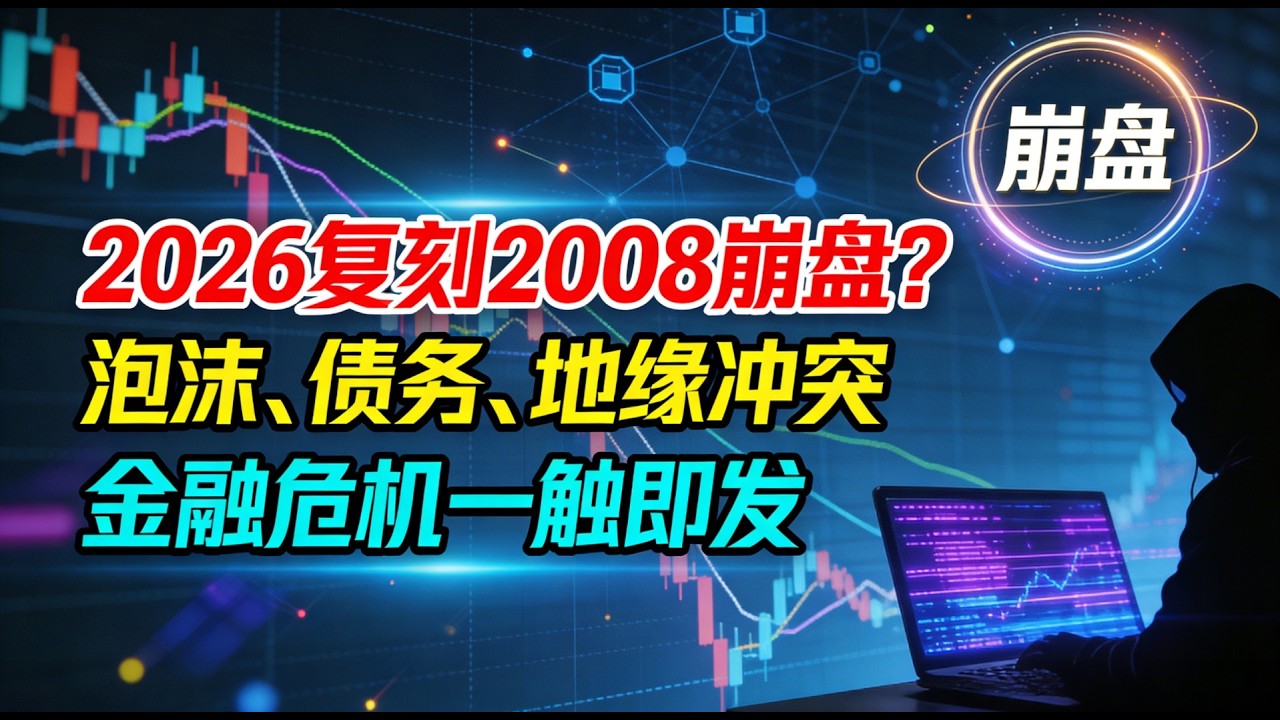 2026是否复刻2008崩盘？泡沫、债务、地缘冲突全汇聚，金融危机一触即发！