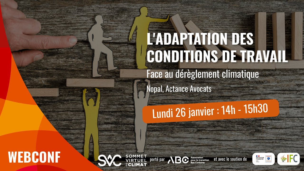 L'adaptation des conditions de travail face au dérèglement climatique