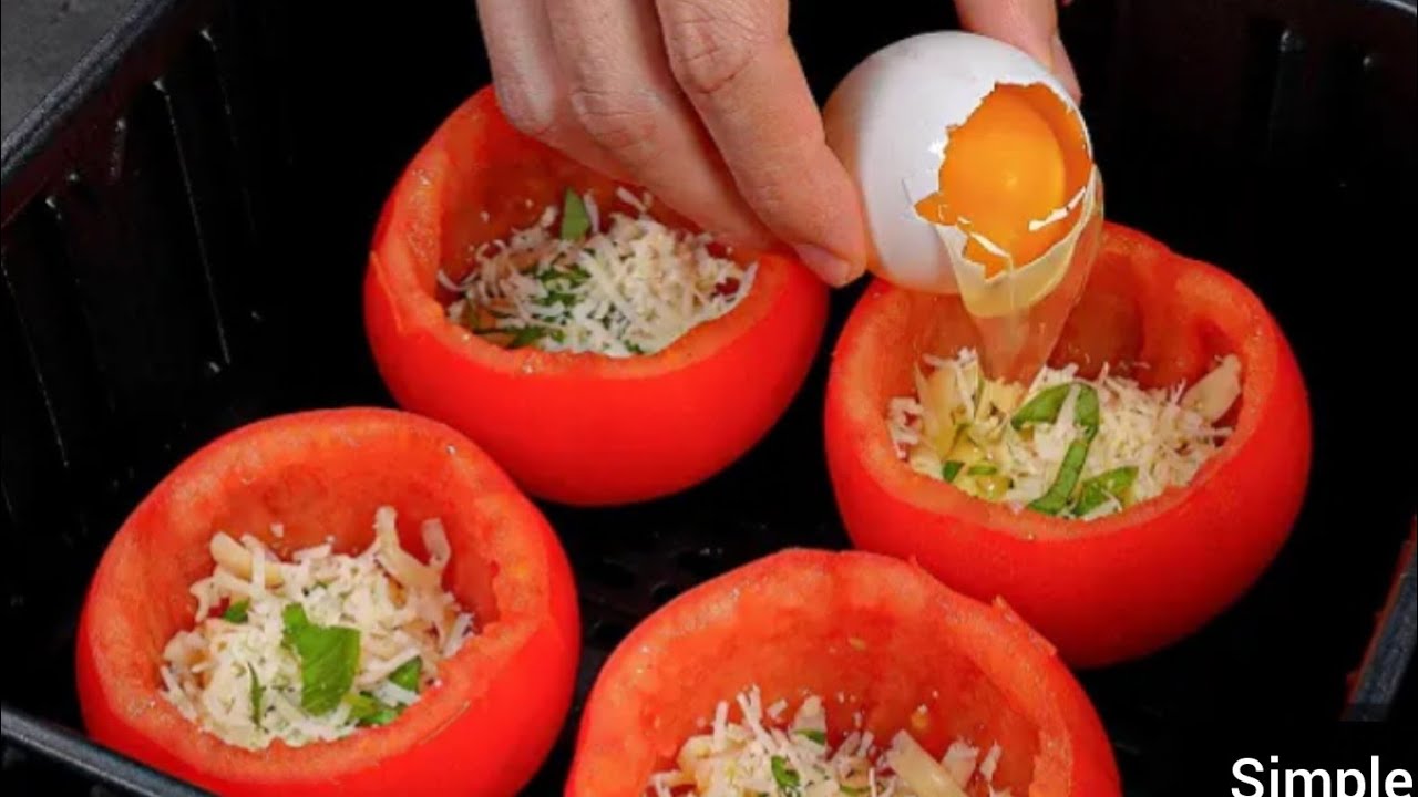 Положите помидоры 🍅 в аэрогриль, и результат вас поразит.