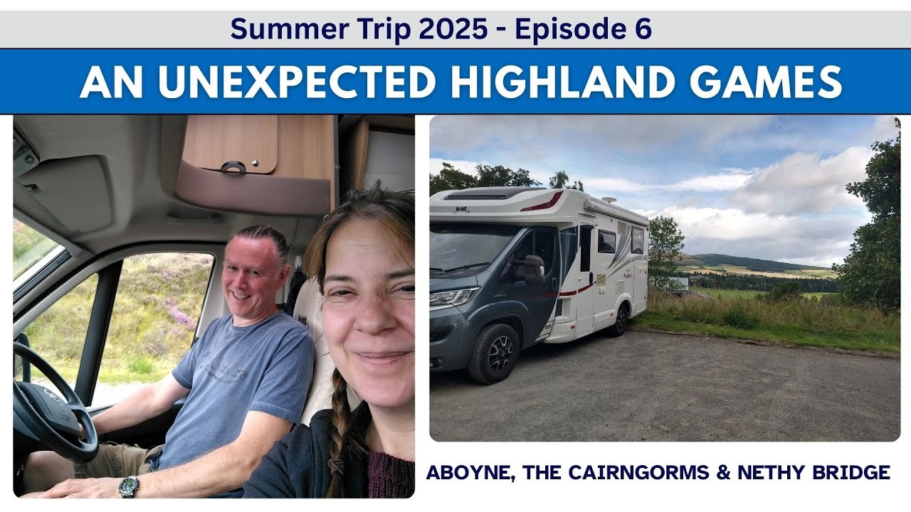 Motorhome Touring in Scotland Visiting Stone Circles, Castles and Abernethy Highland Games