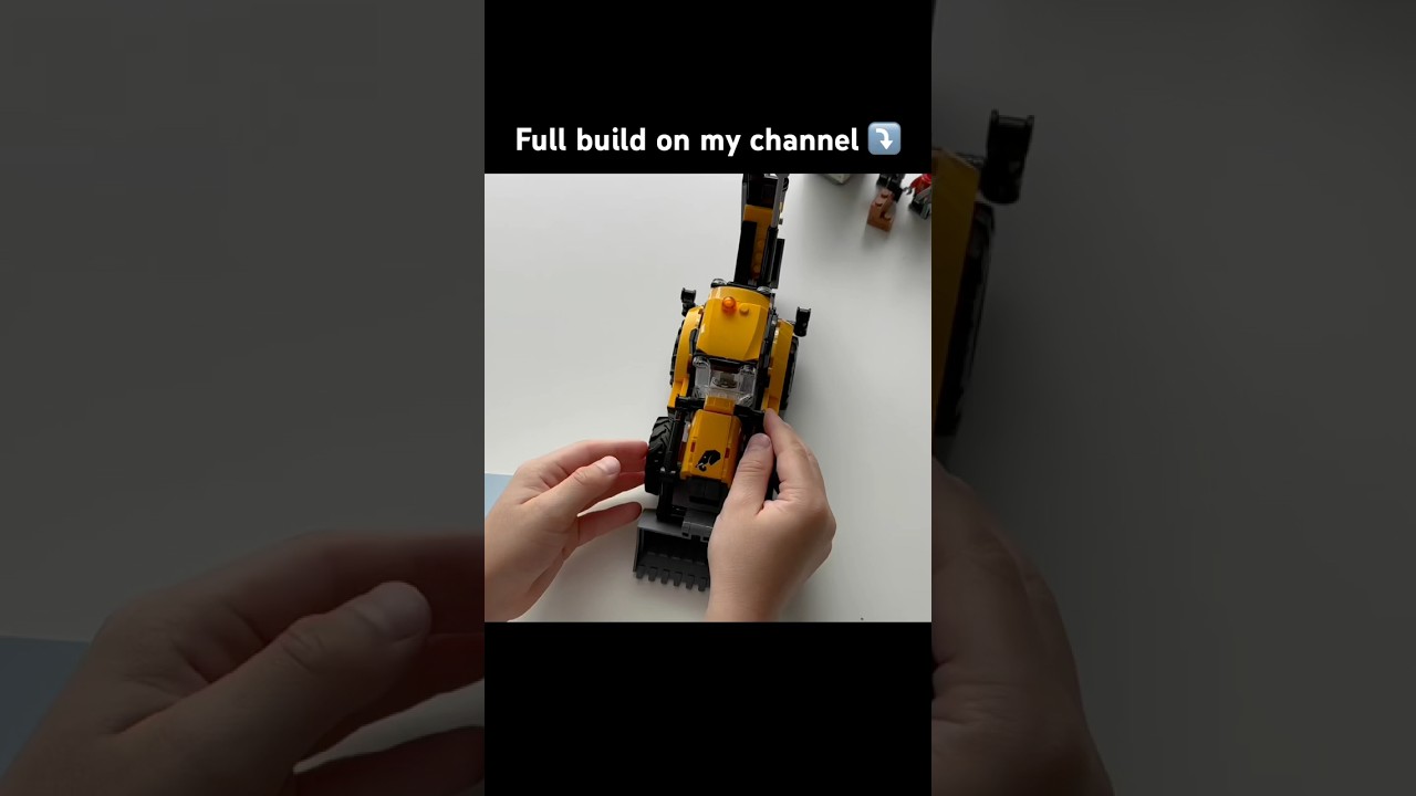LEGO 60480 Backhoe Loader Working! Stopmotion 🏗️ 🚜