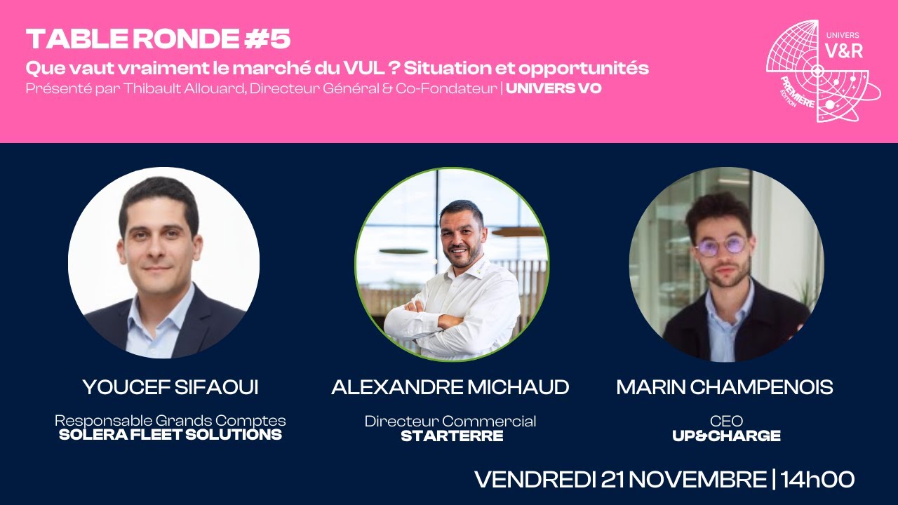 TABLE RONDE #5 - Nouveaux usages des flottes professionnelles