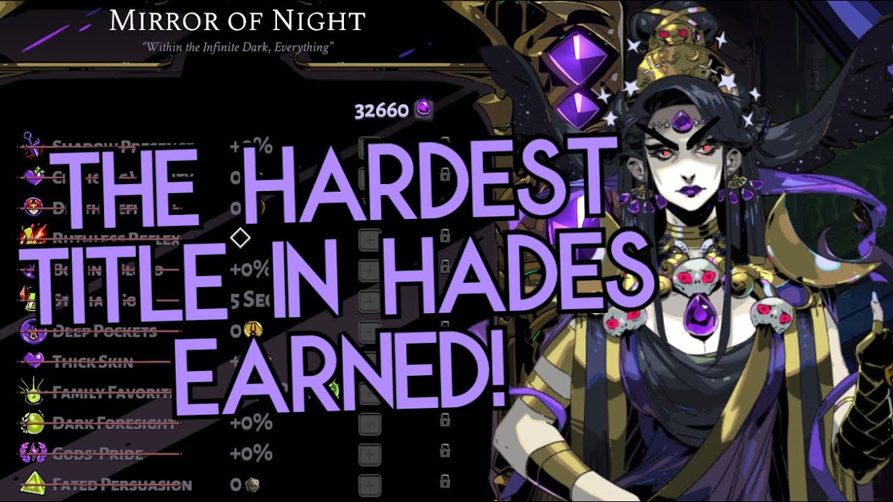 No mirror earns us the HARDEST title in Hades finally! /Hades/