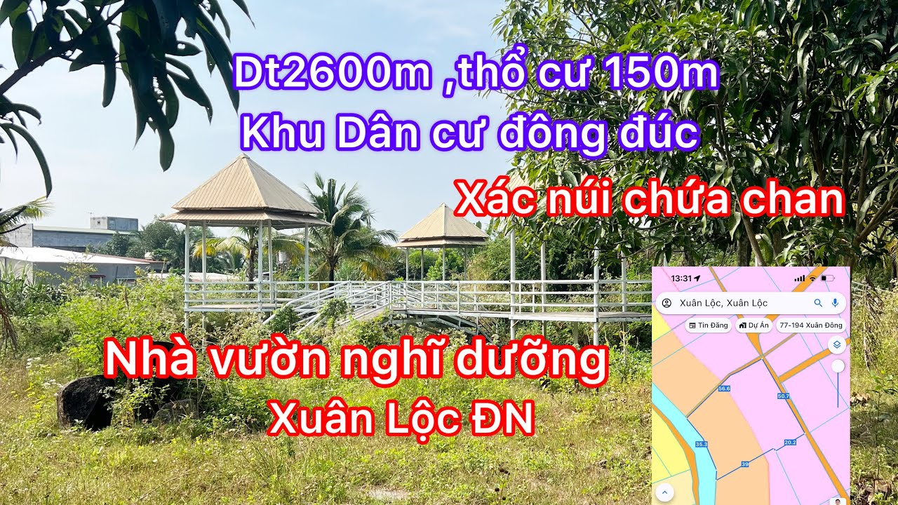 Chủ cần bán lô đất ven  nghĩ dưỡng đất Hồng thổ cư 150m dân cư xác núi chứa chan