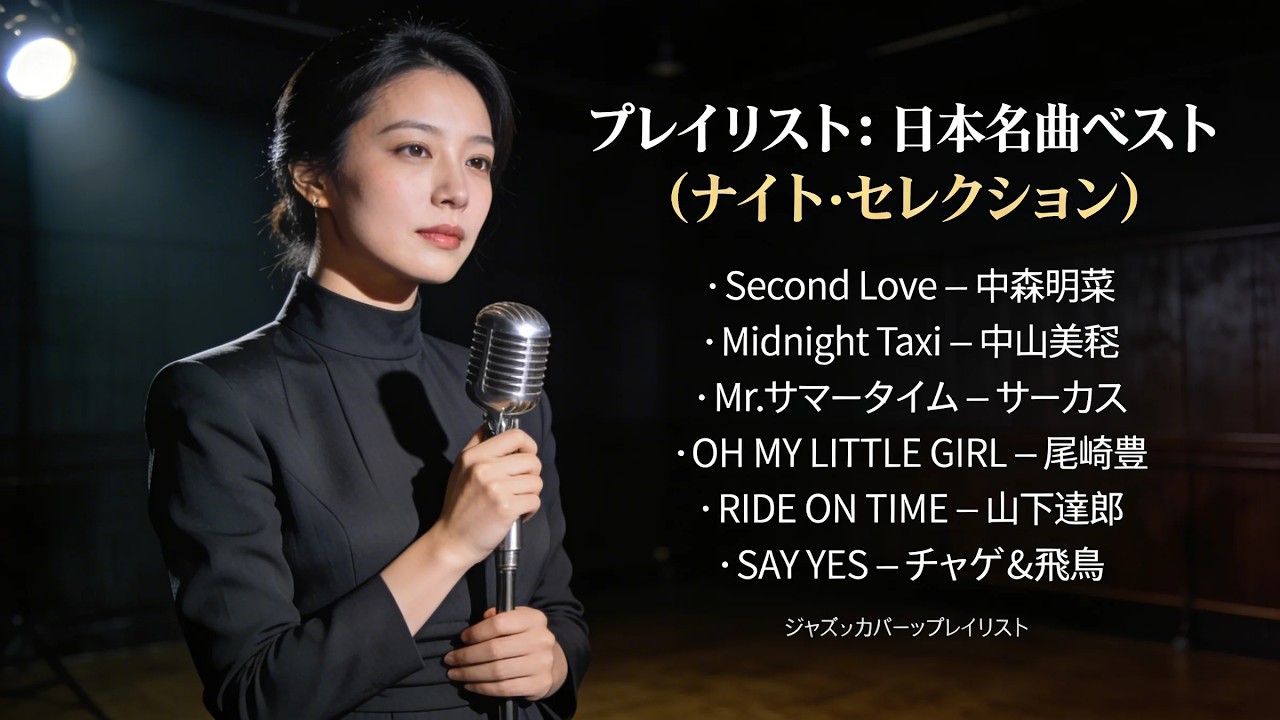 トップヒット・ジャズカバー｜日本クラシック名曲集 オフコース・鈴木清美・Mr.Children・藤井フミヤ・薬師丸ひろ子・チャゲ＆飛鳥【作業用BGM・夜・カフェ】
