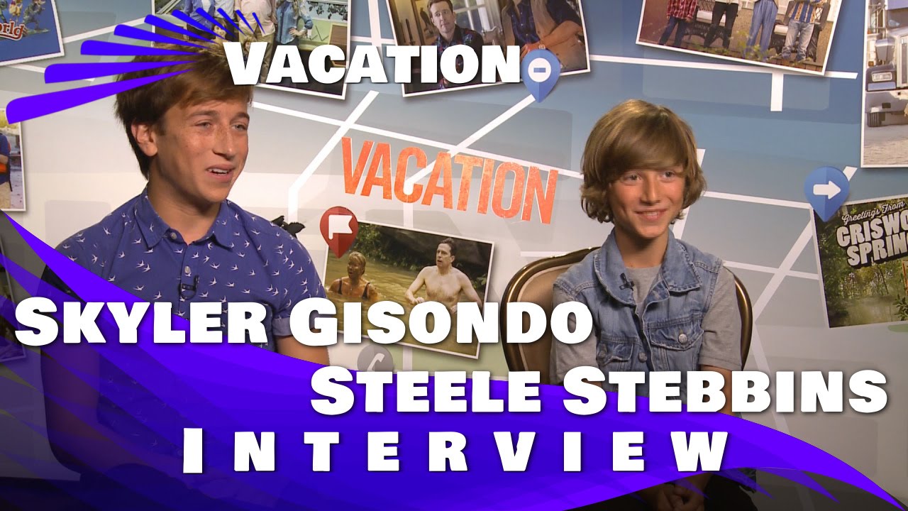 Skyler Gisondo and Steele Stebbins Interview - Vacation (2015)