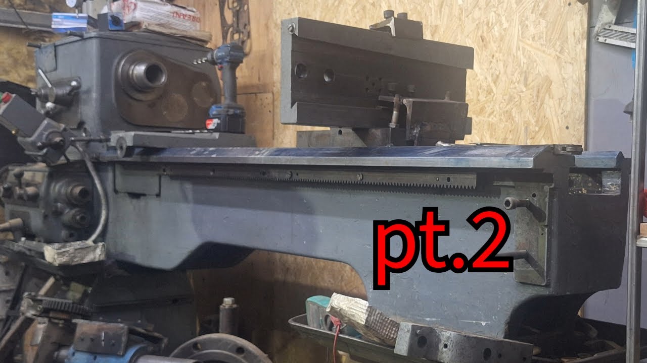 P.T 2: Bancada - Torno Wecheco - Empezando el Carro de Rectificado