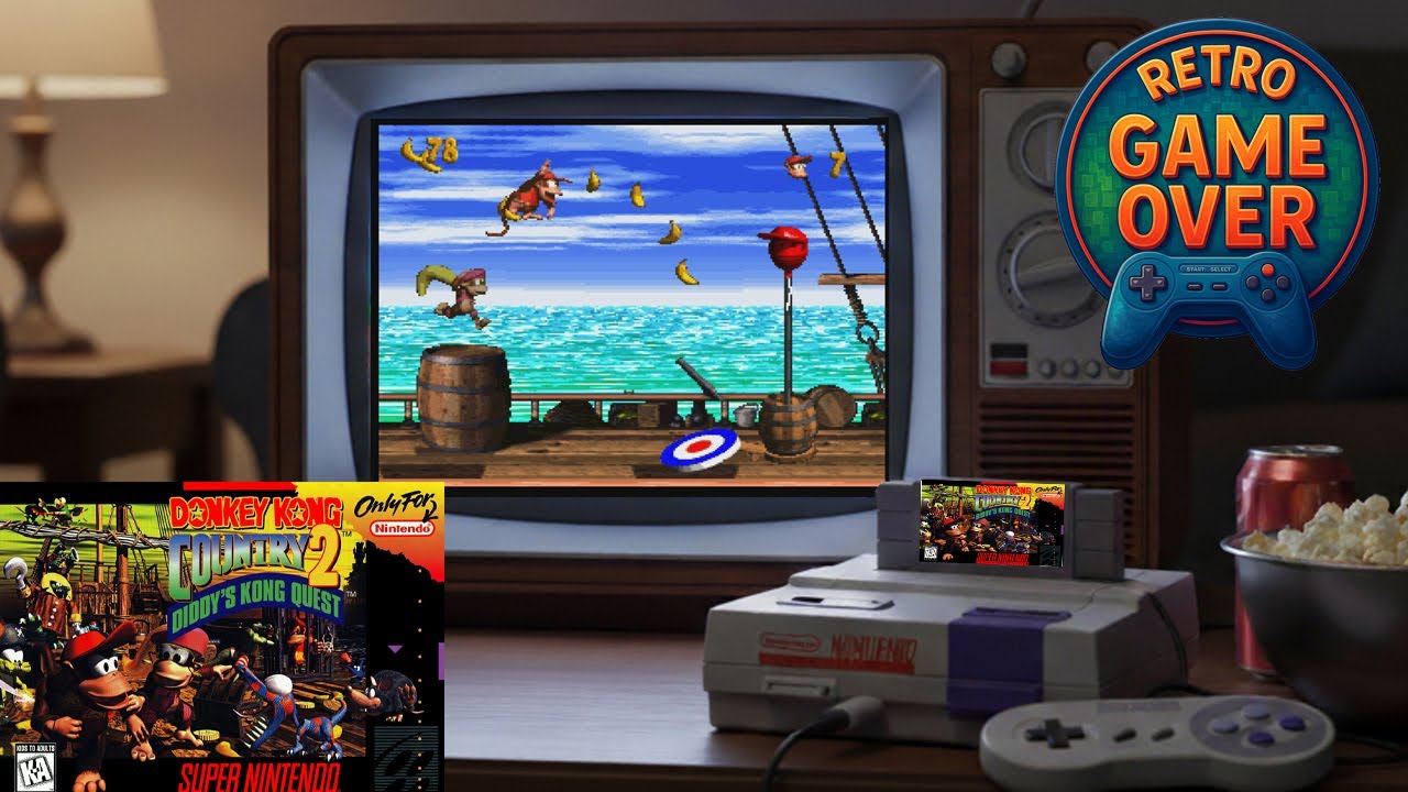 Donkey Kong Country 2. Gameplay Snes