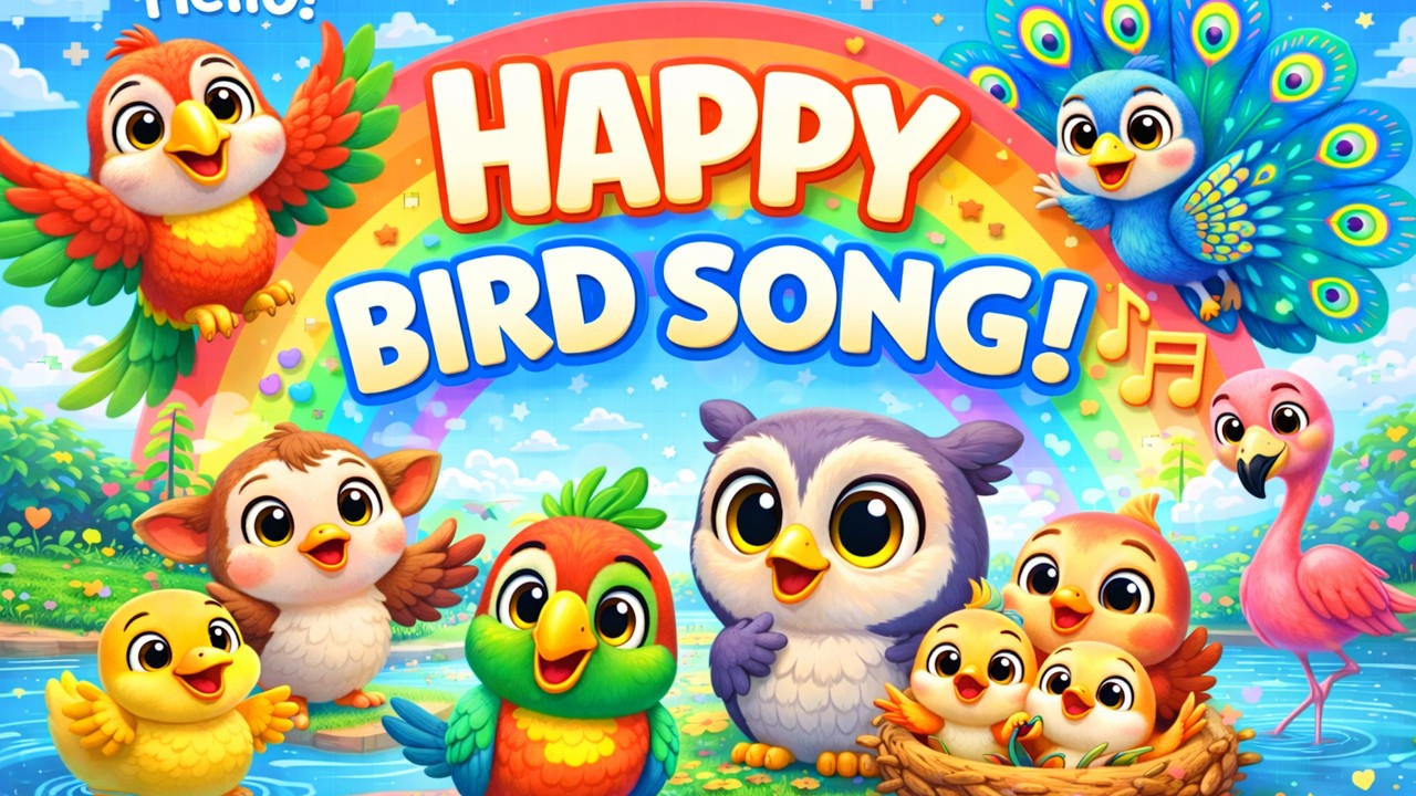 Bird Song for Kids 🐤🎶 | Learn Birds & Animal Sounds