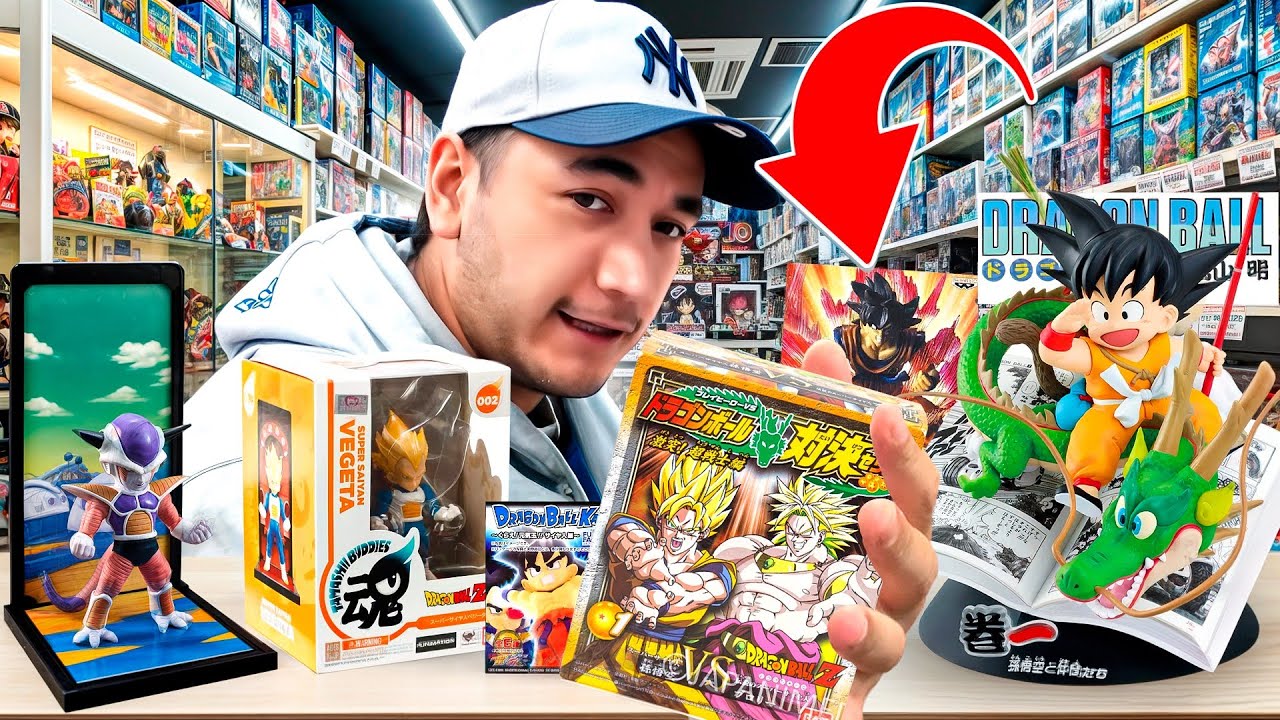 Encontré FIGURAS de Dragon Ball en Japón que casi nadie ha visto (líneas rarísimas de segunda mano)