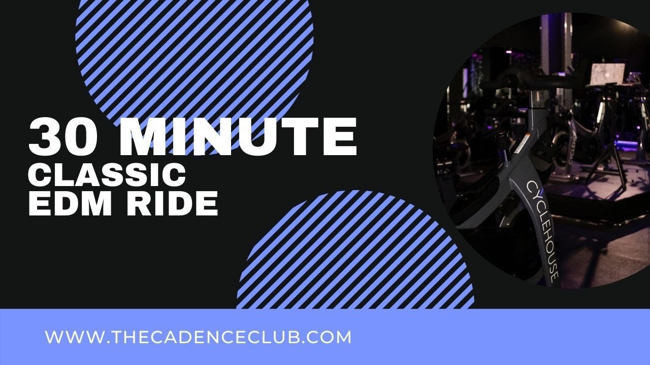 30-минутный урок ритм-велосипеда — классический EDM-заезд