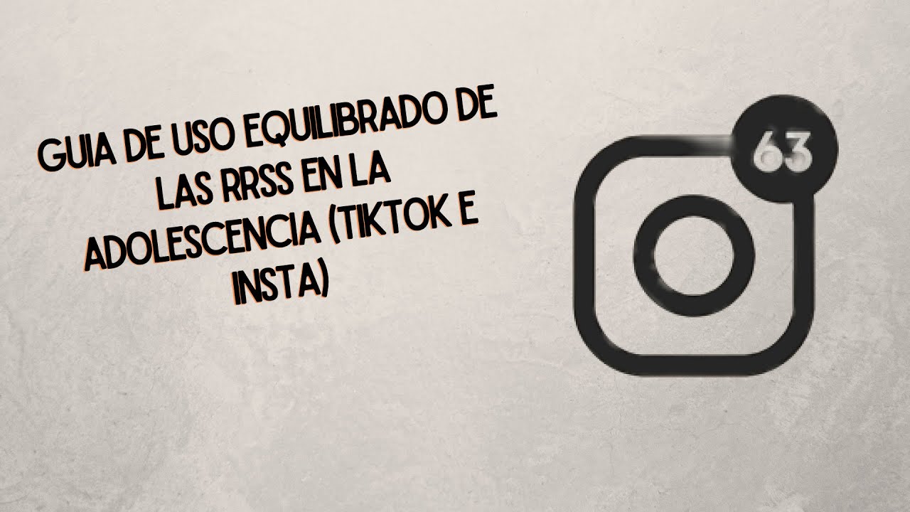 Escuela de Familias Tecno saludables - GUIA DE USO EQUILIBRADO DE LAS RRSS EN LA ADOLESCENCIA