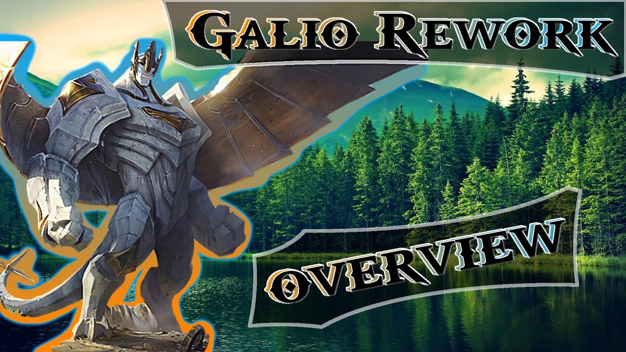 Galio Rework Patch 7.6 - Abilities and Playstyle