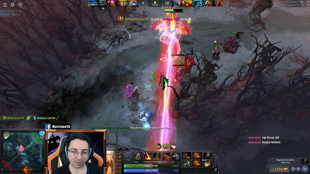 Offlane'de İhsan Magnus, Mid'de Ben Kuş, Easy Trilane Feed - Dota 2 [127]