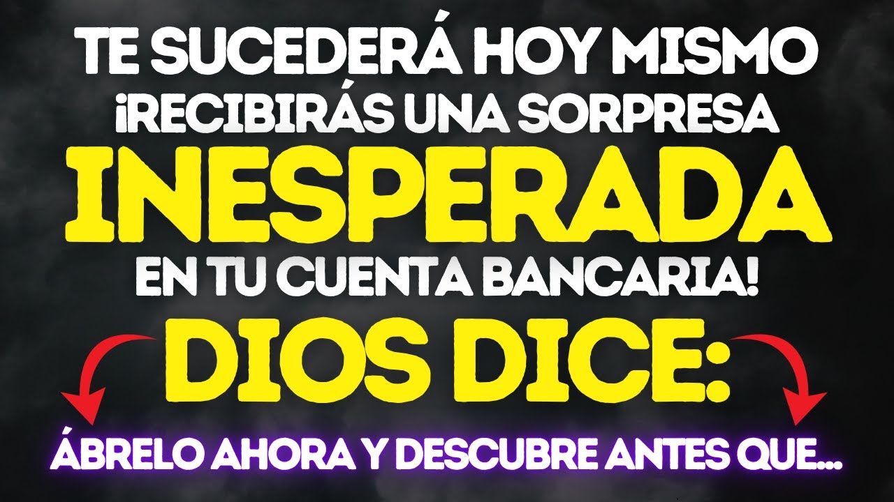 SERÁ HOY, ¡NO IGNORES! | Mensaje de Dios para mí hoy