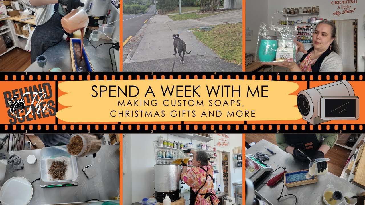 October Vlog - Custom Soap Making, New Products and more Christmas prep!