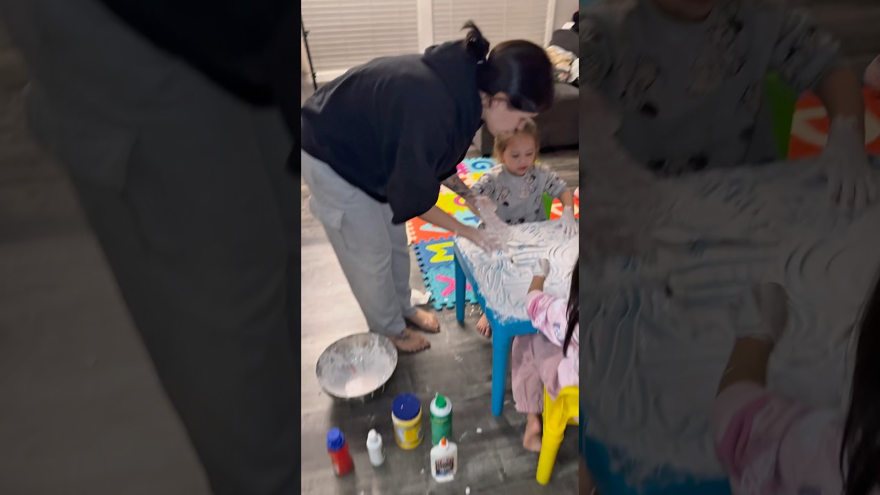 Las hijas de mam&aacute; fracasan al hacer slime #shorts